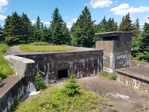 An abandoned military fort forgotten and not accessible by maintained trail like others in the area