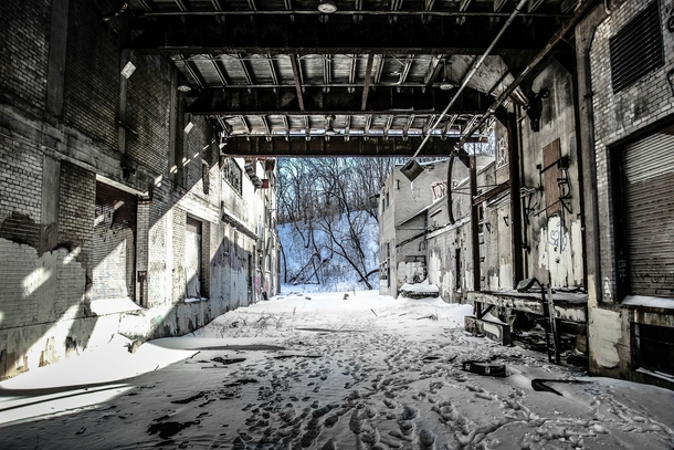 An Abandoned Mill in Minneapolis Minnesota 