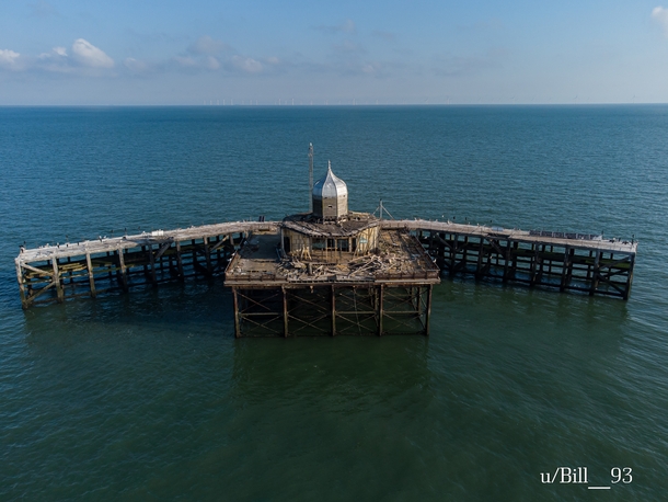 An Abandoned Pier on the Kent Coast UK 