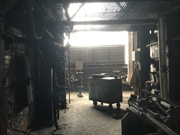 An abandoned steel mill OC