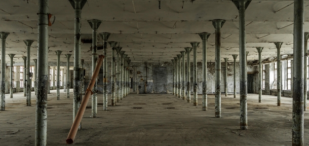 An abandoned textile factory in Narva Estonia 