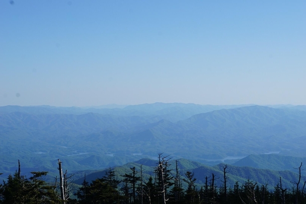 An absolutely breathtaking view Taken atop Clingmans Dome - Great Smoky Mountains National Park NC 