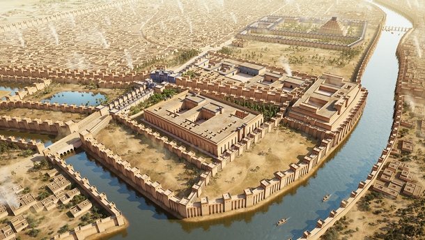 An accurate view of ancient Babylon Iraq  x-post rpapertowns