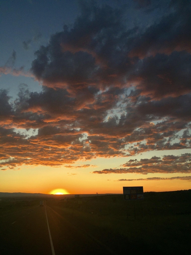 An amazing Wyoming sunset I was treated to 