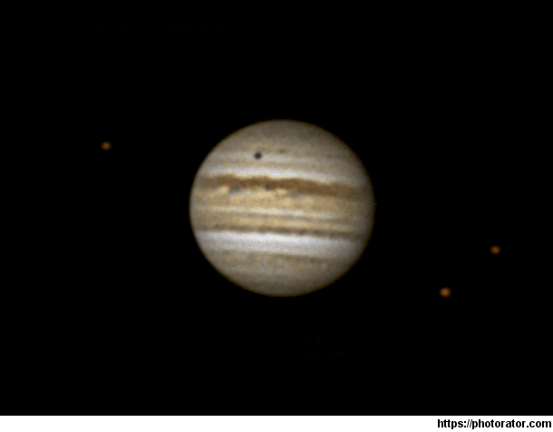 An animation of Jupiter 