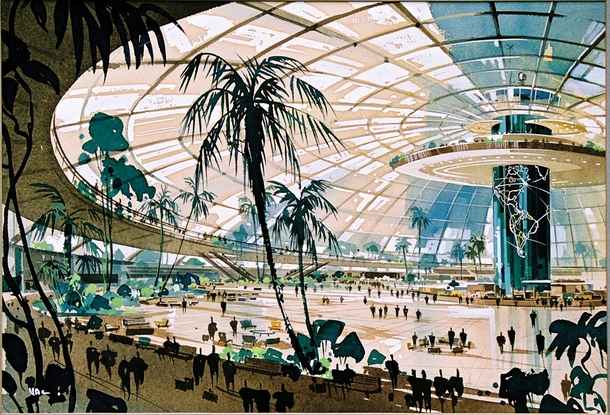 An early rendering of LAX -- didnt quite turn out this way