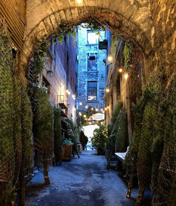 An old alley in Montreal