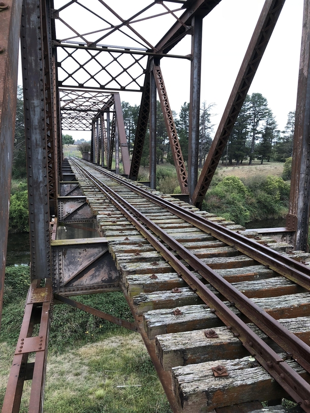 An old bridge on an old railway