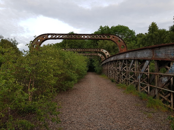 An old disused railway bridge