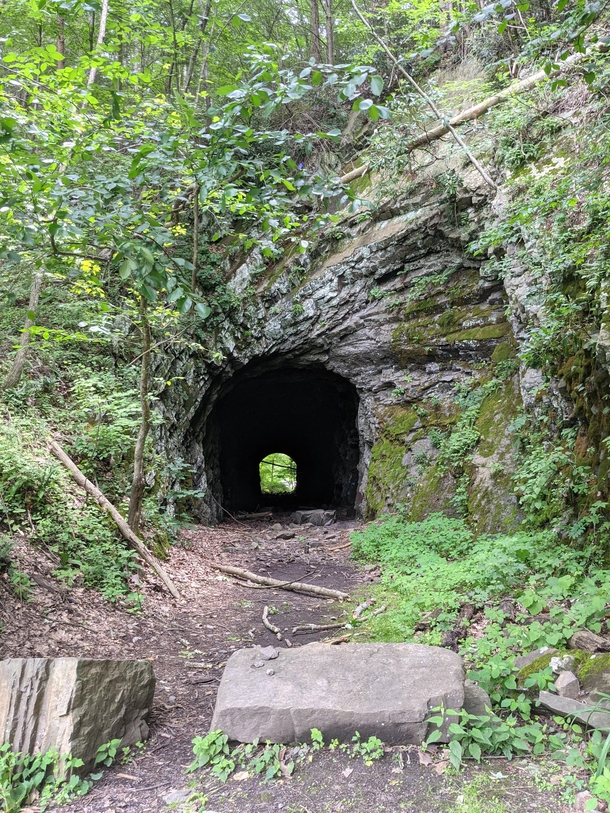 An old train tunnel in pa