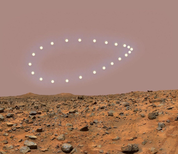 Analemma from Mars