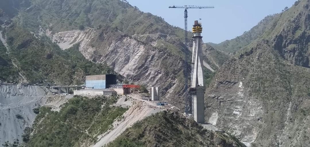 Anji Khad Bridge Kashmir Rail Link Project India