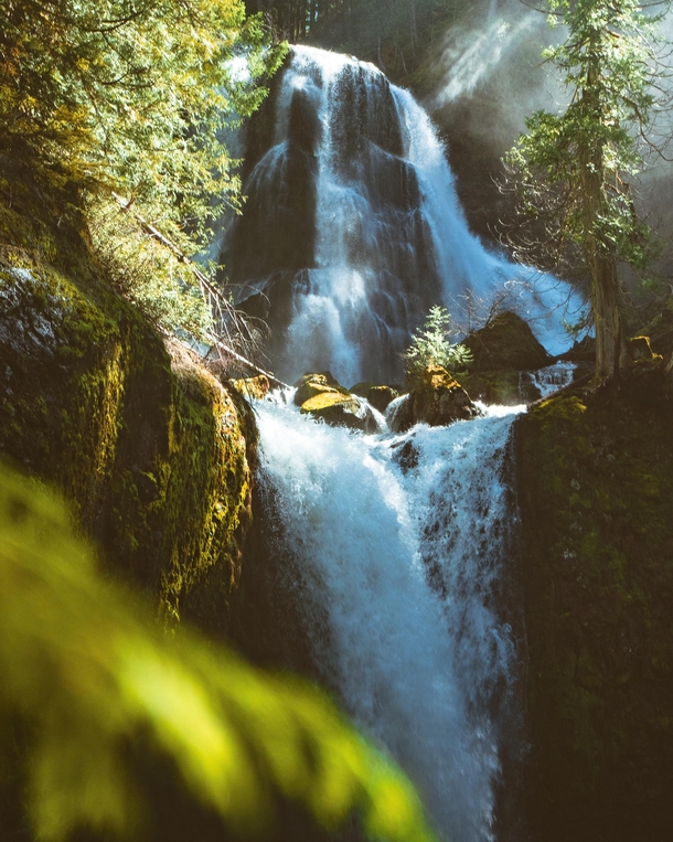 Another Beautiful Waterfall In Gifford Pinchot Washington 