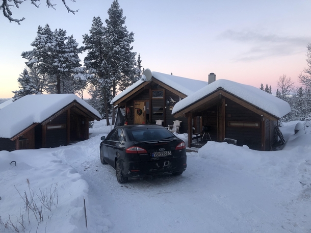 Another one from the winter cabin in Norway