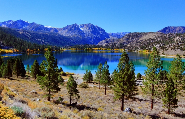 Another view of scrumptious June Lake California United States by Dave Toussaint 
