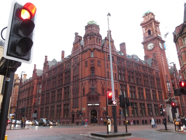 Another view of the Refuge Assurance Building Manchester England architected by Alfred Waterhouse Paul Waterhouse amp Stanley Birkett inaugurated  
