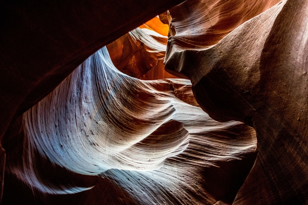 Antelope Canyon AZ  Carved by Millennia of Flash Floods