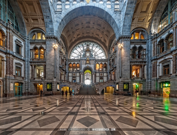 Antwerp Central Station Belgium  By Rob de Voogd  x-post rBelgiumPics