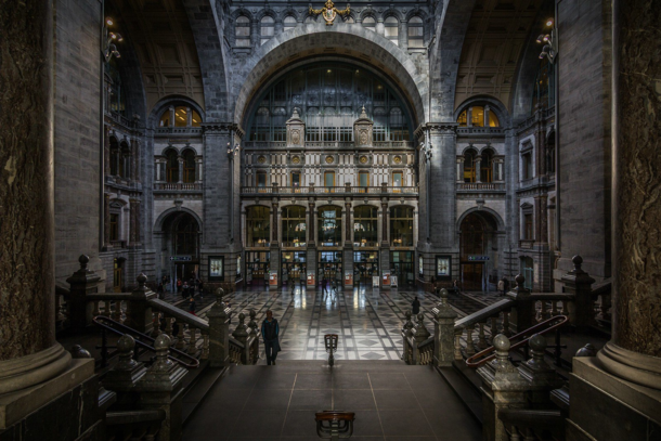 Antwerp central station Belgium Photo credit to kiekmal