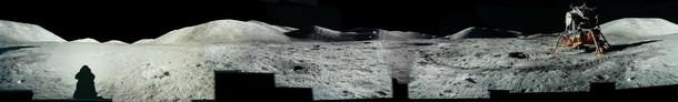 Apollo  landing site  panorama 
