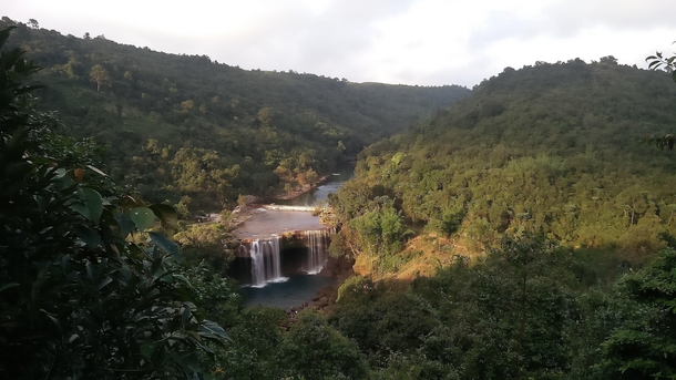 Approach to the magical Krangsuri Waterfalls in Meghalaya India 