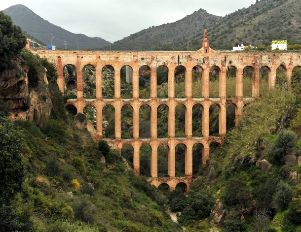 Aqueduct del Aguila in Nerja Spain 