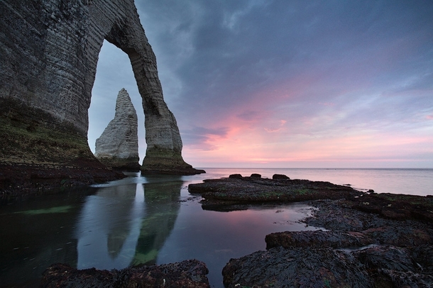 Arch and Needle at tretat Normandy  Photo by Alexey Kharitonov
