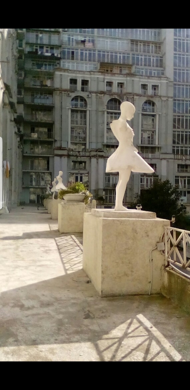 Armless statues at the White Magnolia