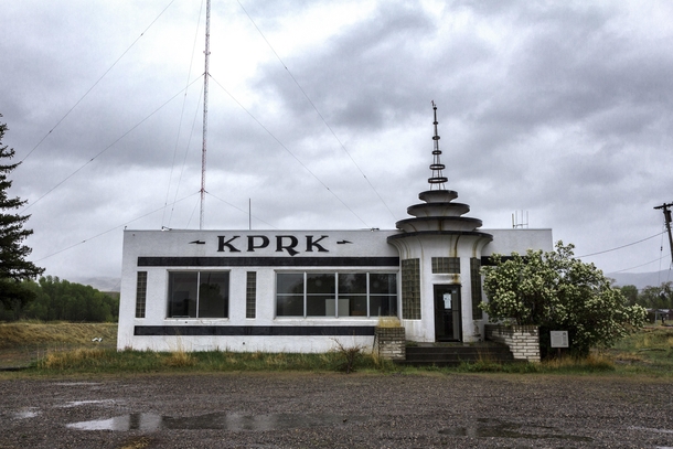 Art Moderne abandoned radio station in Montana Opened in  and shuttered more than a decade ago 