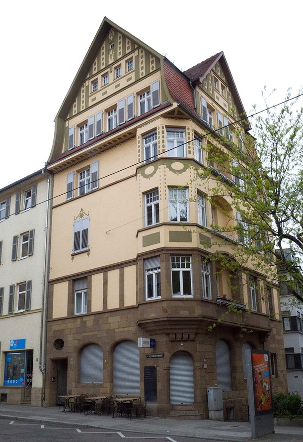 Art Nouveau tavern and residential building in Stuttgart  