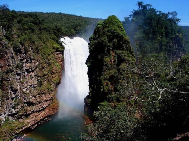 Artoiris Waterfall Noel Kempff Mercado National Park Bolivia 