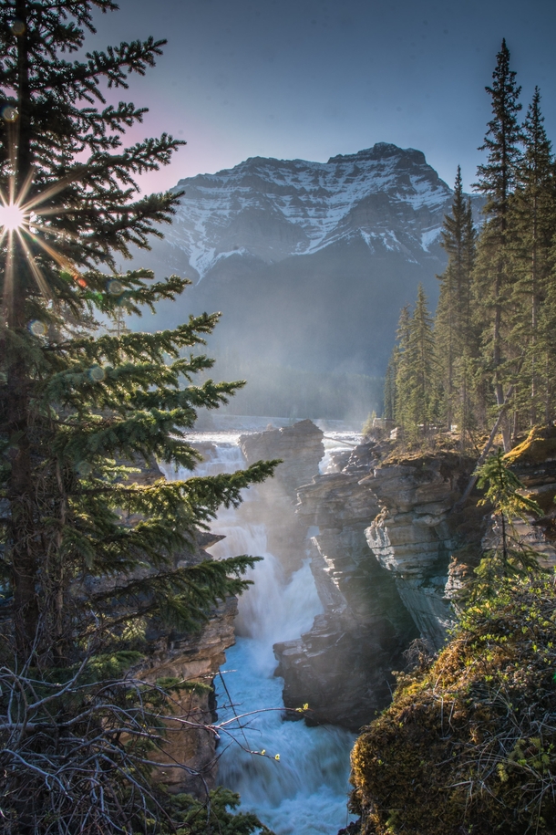 Athabasca Falls Alberta Canada 