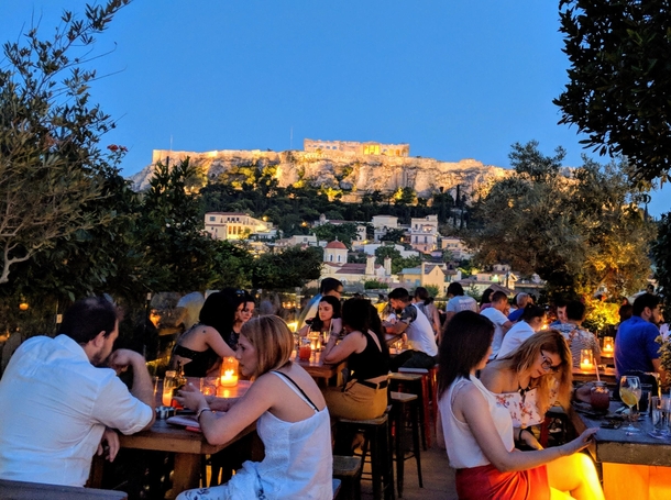 Athens rooftop bars with view of the Acropolis A must during any summer visit there