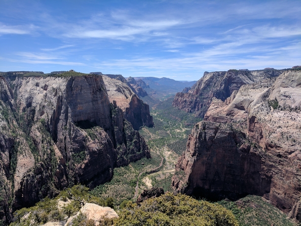 Atop Observation Point Zion Utah 