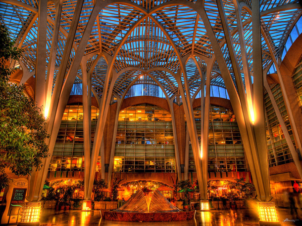 Atrium of Brookfield Place Toronto Ontario Canada