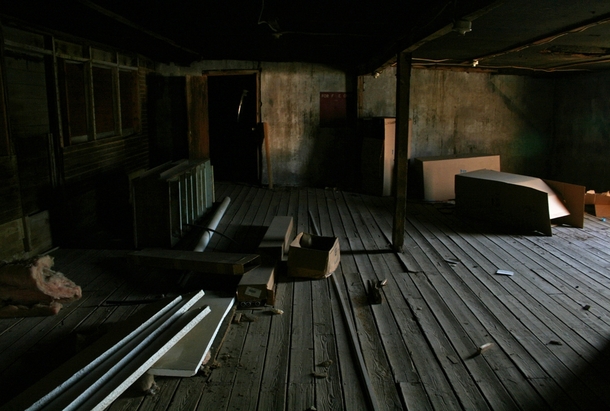 Attic of an abandoned Aviagen building in Connecticut 