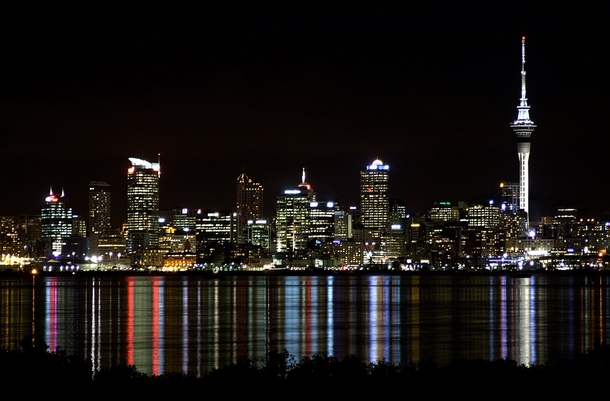 Auckland by night  x-post rNZphotos