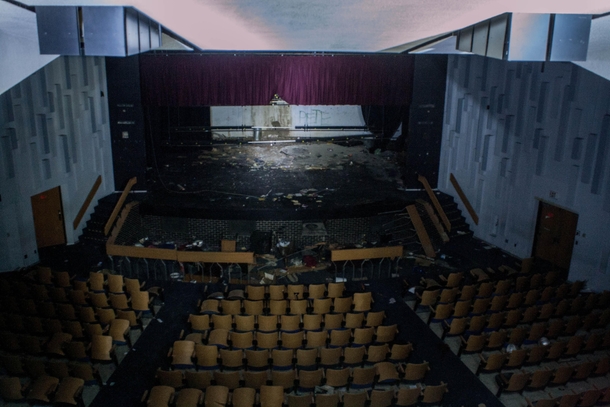 Auditorium in Abandoned High-School 