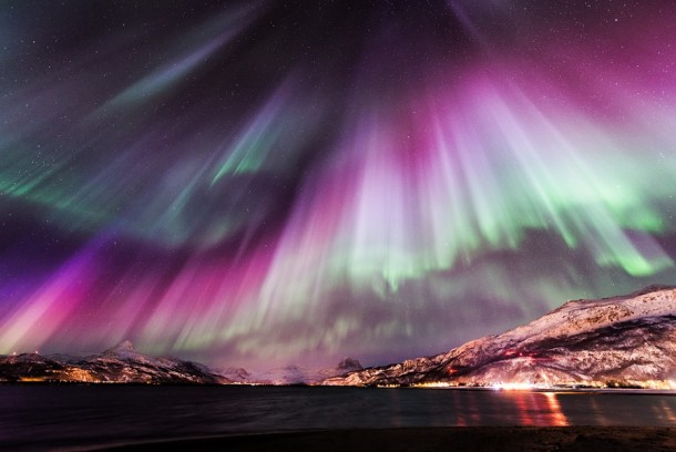 Aurora Borealis in Nordreisa Norway 