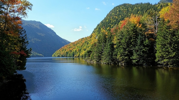 Ausable Lake in Keene Valley New York taken  