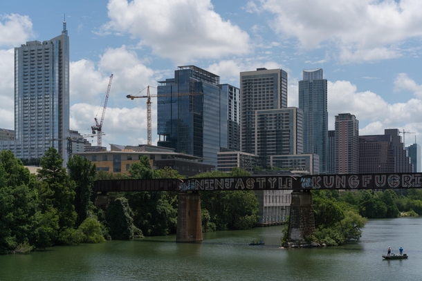 Austin Texas on a hot summers day 