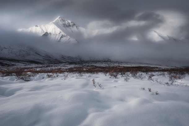 Autumn and winter collide during a recent camping trip in the subarctic Without a doubt this is one of the most beautiful places Ive had the good fortune to visit Tombstone Territorial Park Yukon  tristantodd