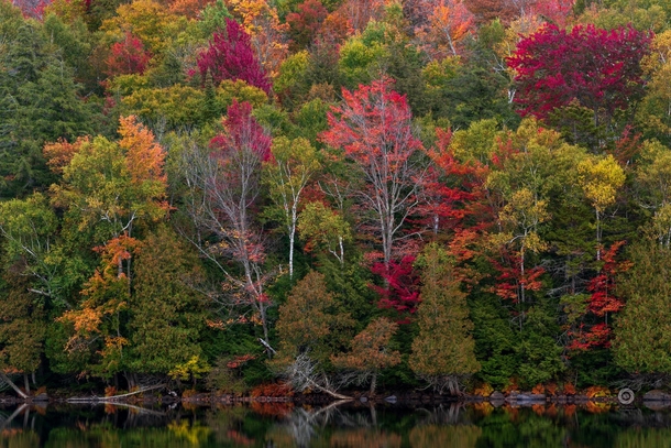 Autumn glory in the Adirondacks in Upstate NY 