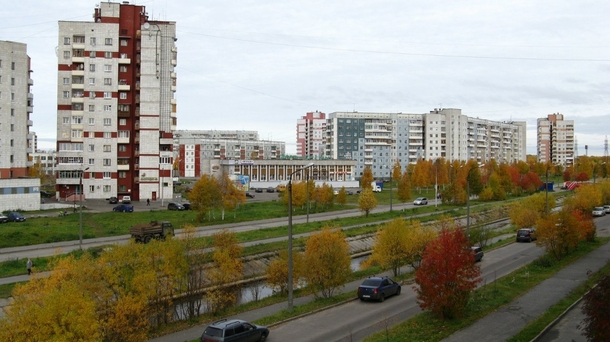 Autumn in Severodvinsk Russia 