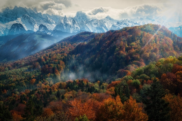 Autumn in the Alps  by John Wilhelm