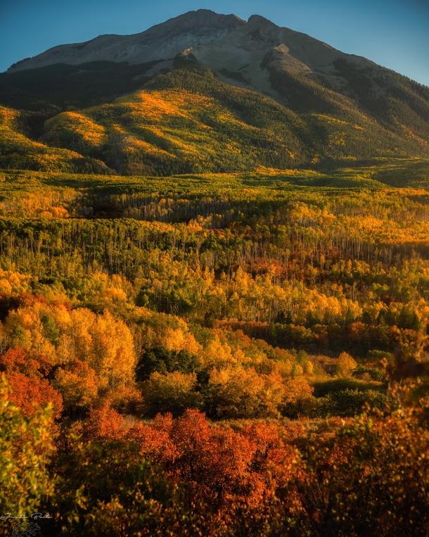 Autumn Layers in Crested Butte Colorado 