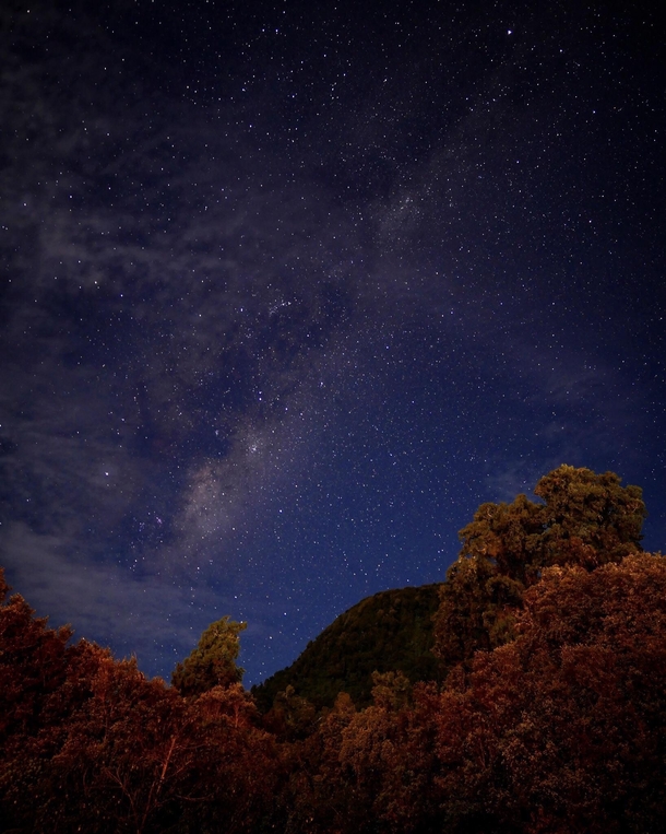 Autumn sky over Franz Josef New Zealand 