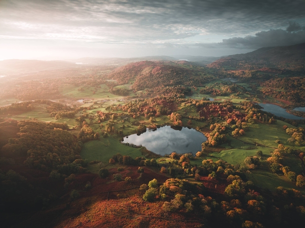 Autumn sunrise in the Lake District UK  johnedwardjames