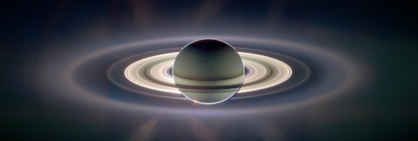 Backlit Saturn 