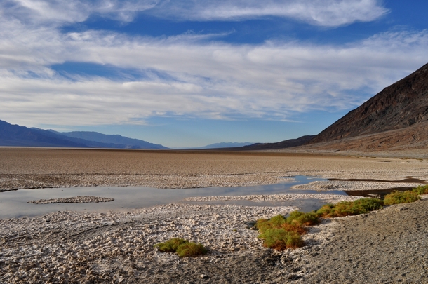 Badwater Basin in Death Valley CA 